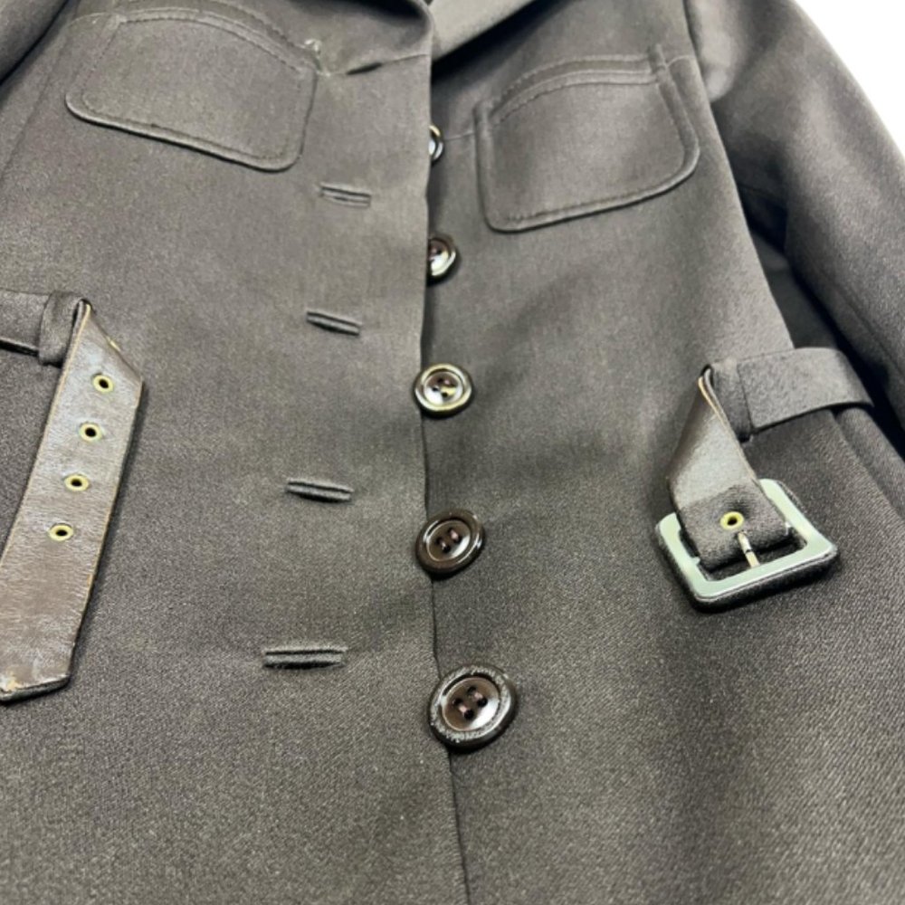 Aquascutum Brown Wool Vintage Overcoat, Stunning Condition, Made in Switzerland - Picture 3 of 9